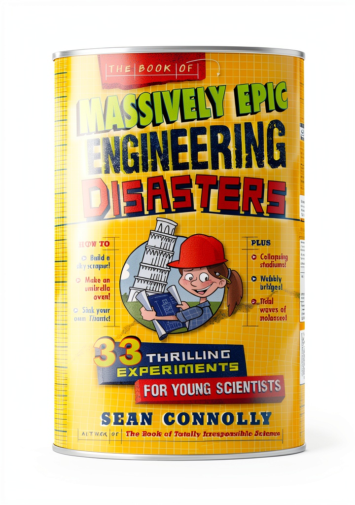 Child exploring Irresponsible Science Book Workman Illustrated on a kitchen table