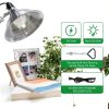Clamp Lamp Light Simple Deluxe 8.5 inch Aluminum Reflector 6ft Cord-4