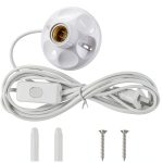 Light Bulb Base 10FT E26/E27 Socket with On/Off Switch by RKOZCSTA-0