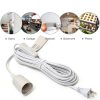 JACKYLED 15ft Extension Hanging Lantern Cord Cable UL 360W with-3