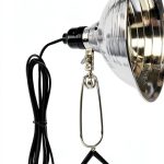 Clamp Lamp Light Simple Deluxe 8.5 inch Aluminum Reflector 6ft Cord-0