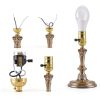 Lamp Socket Replacement MadYiboshi UL Listed E26 Gold 3 Way Switch Kit-3