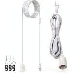 JACKYLED 15ft Extension Hanging Lantern Cord Cable UL 360W with-0