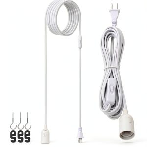 JACKYLED 15ft Extension Hanging Lantern Cord Cable UL 360W with-0