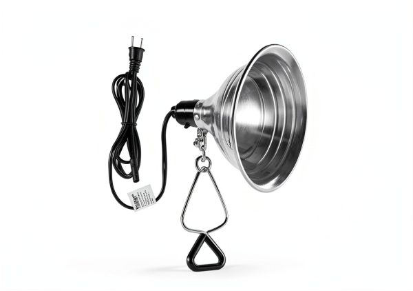 Clamp Lamp Light Simple Deluxe 8.5 inch Aluminum Reflector 6ft Cord-6