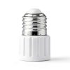 3 Prong Light Socket to Plug Adapter UIOUIOP US 2 Pack White PBT-3